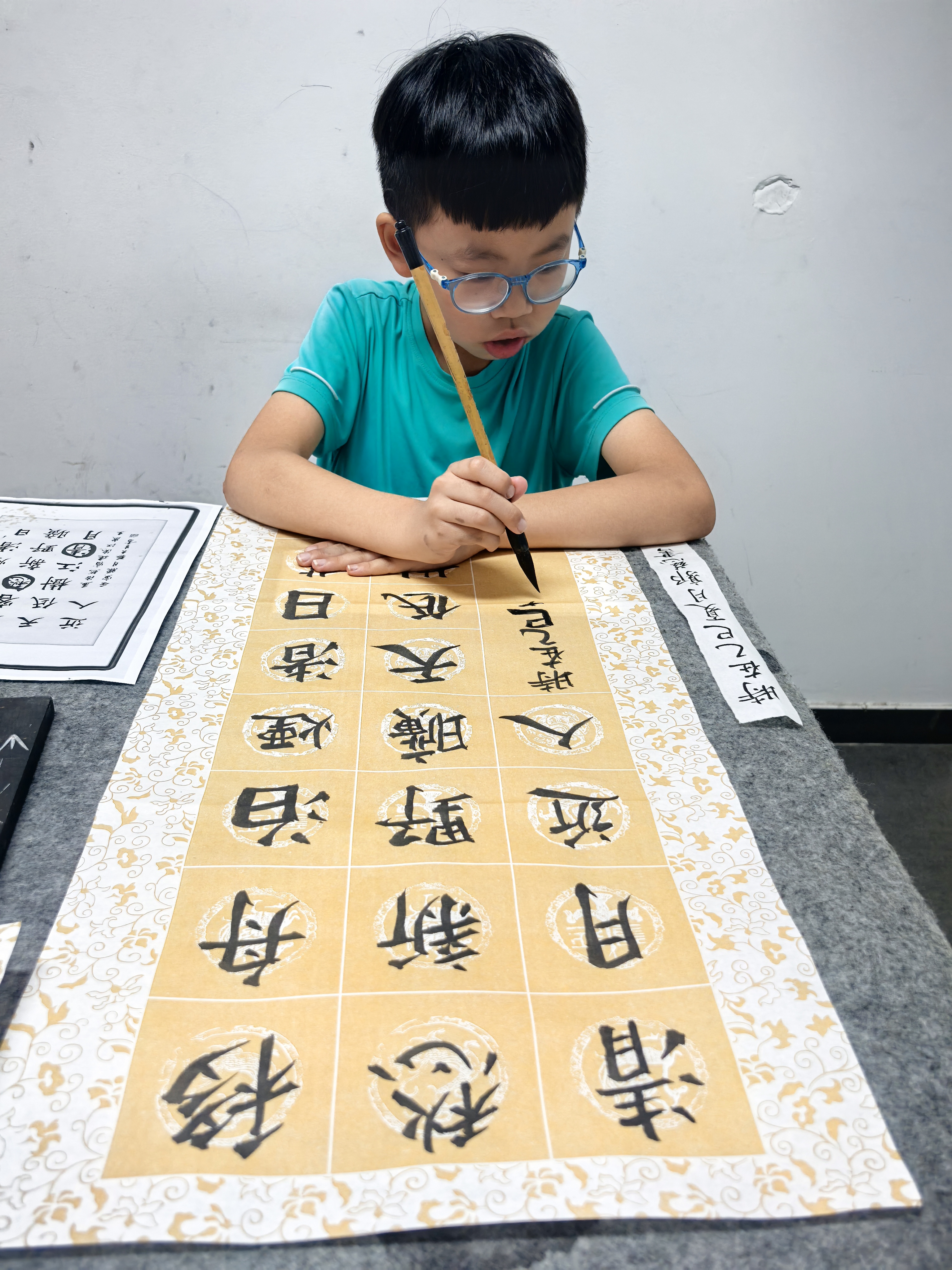 暑假软笔课集锦